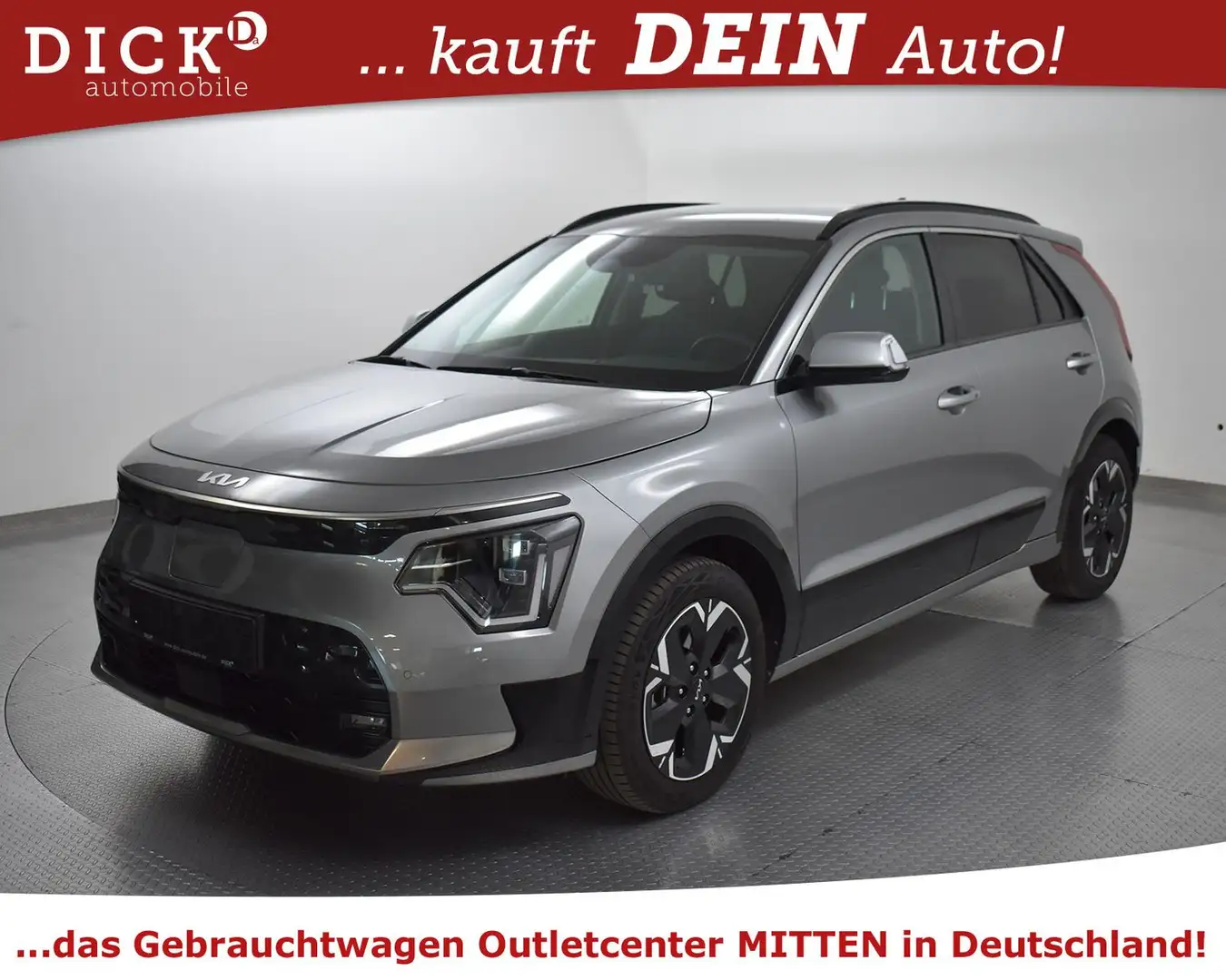 Kia Niro EV Style LEDER+NAVI+LED+SHZ+KAMERA+ACC+DAB Gris - 2