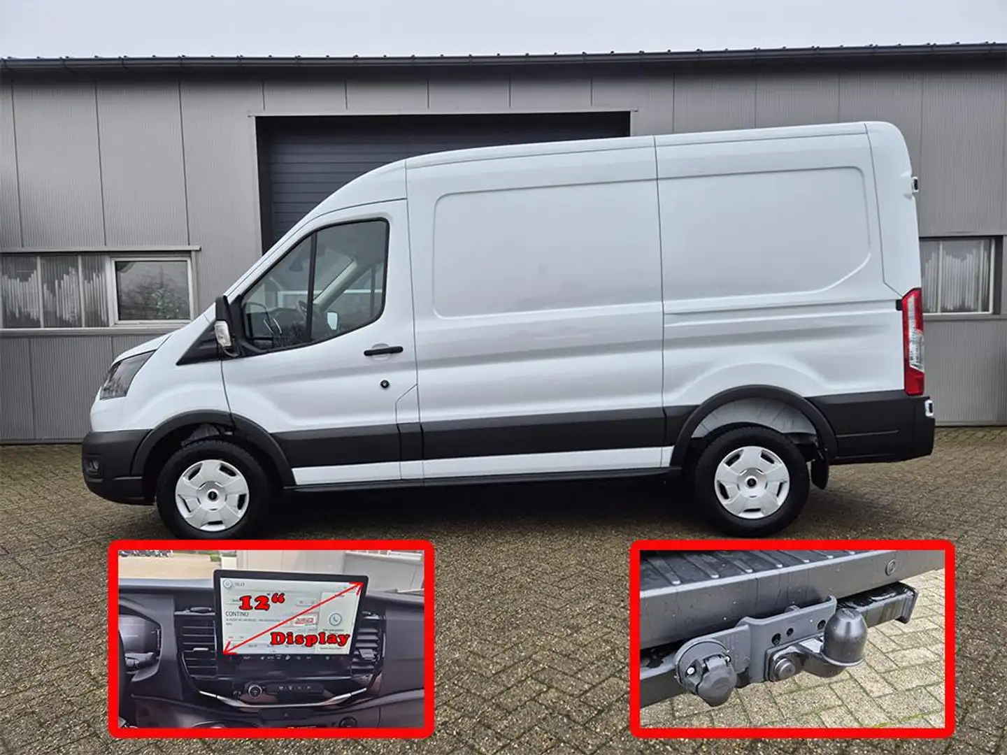 Ford Transit L2H2 2.0 EcoBlue 130PS Trend 3,5t 2-Sitzer AHK Sit Weiß - 2