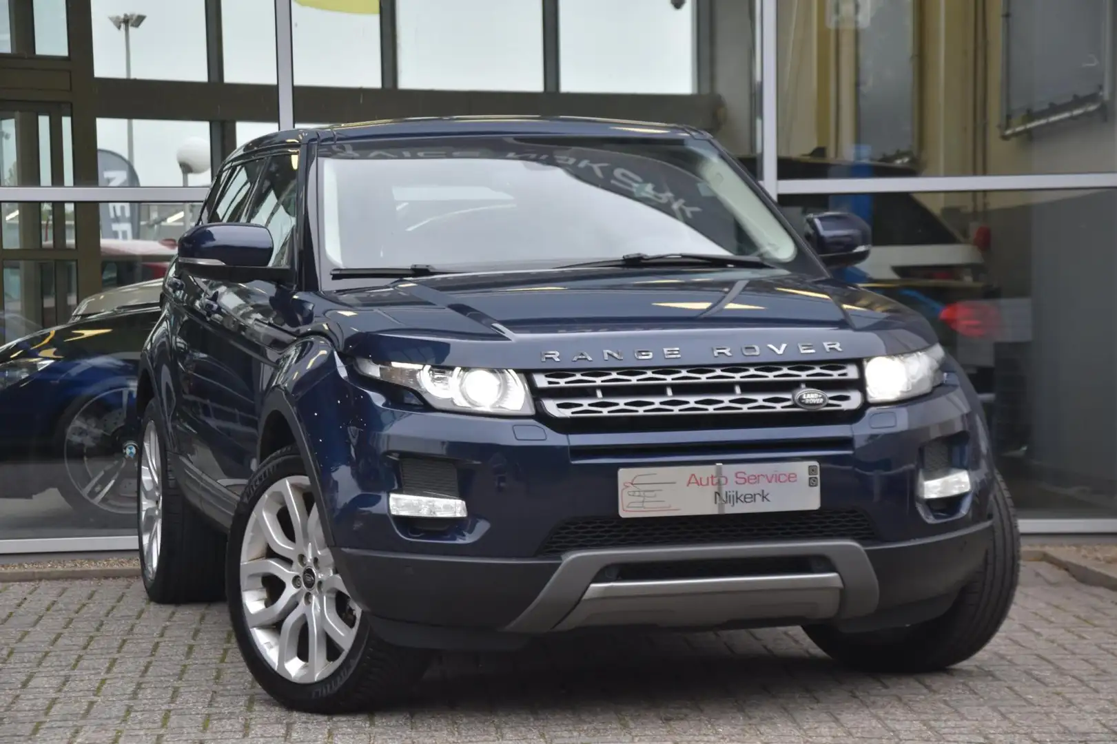 Land Rover Range Rover Evoque 2.0 Si 4WD Pure Aut. Leder Airco Navi. Camera Pdc Blauw - 1