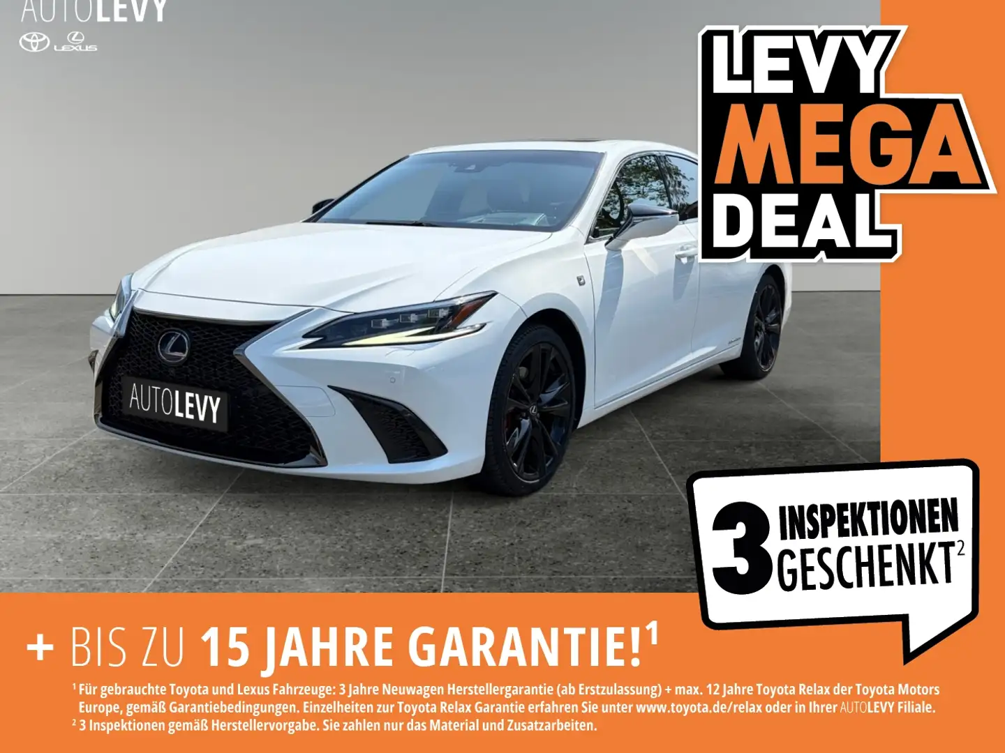 Lexus ES 300 h F Sport *360*HUD*MARK&LEVINSON*MEMORY* Weiß - 1