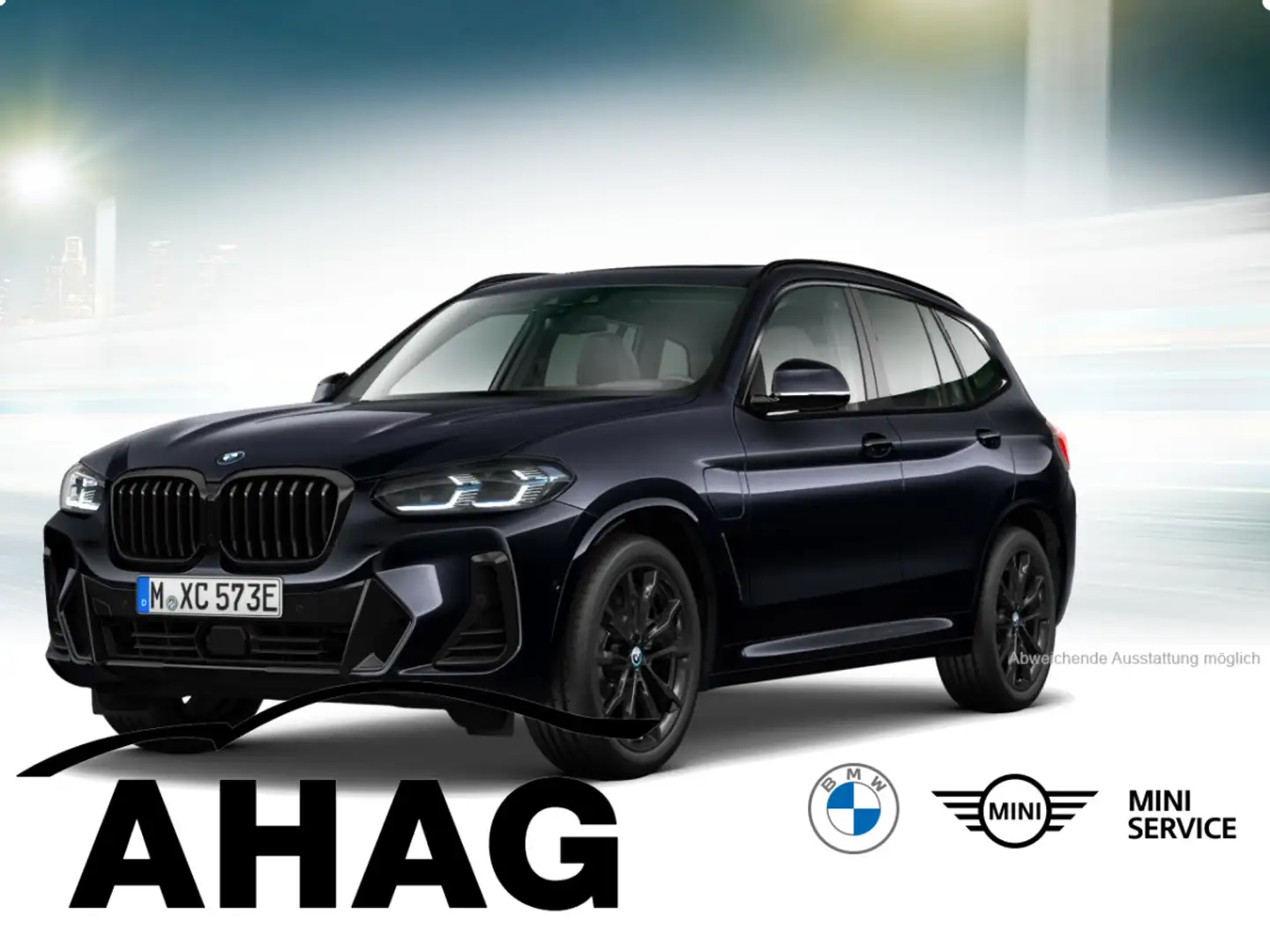 BMW X3 xDrive30e AT M Sportpaket Innovationsp. EDC Schwarz - 2