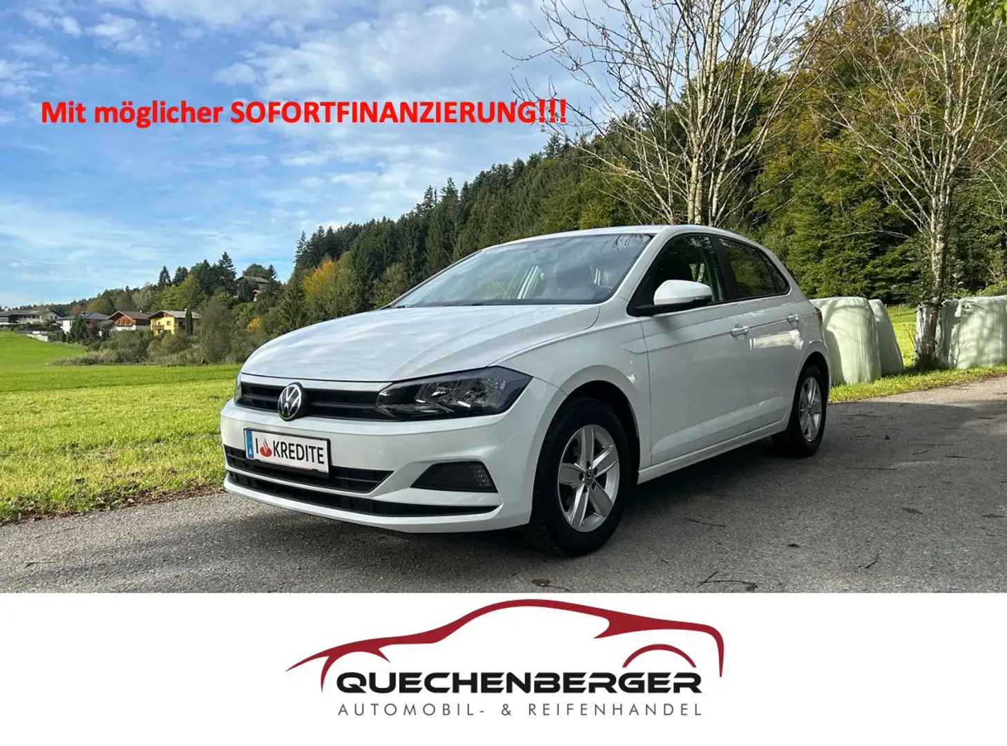 Volkswagen Polo mit Alu, Multi & möglicher SOFORTFINANZIERUNG ! Weiß - 1