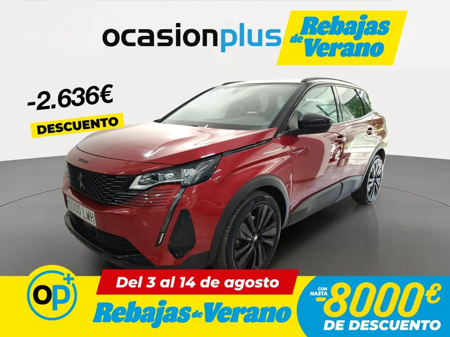 Peugeot 3008 1.2 S&S PureTech GT 130 Rojo - 1