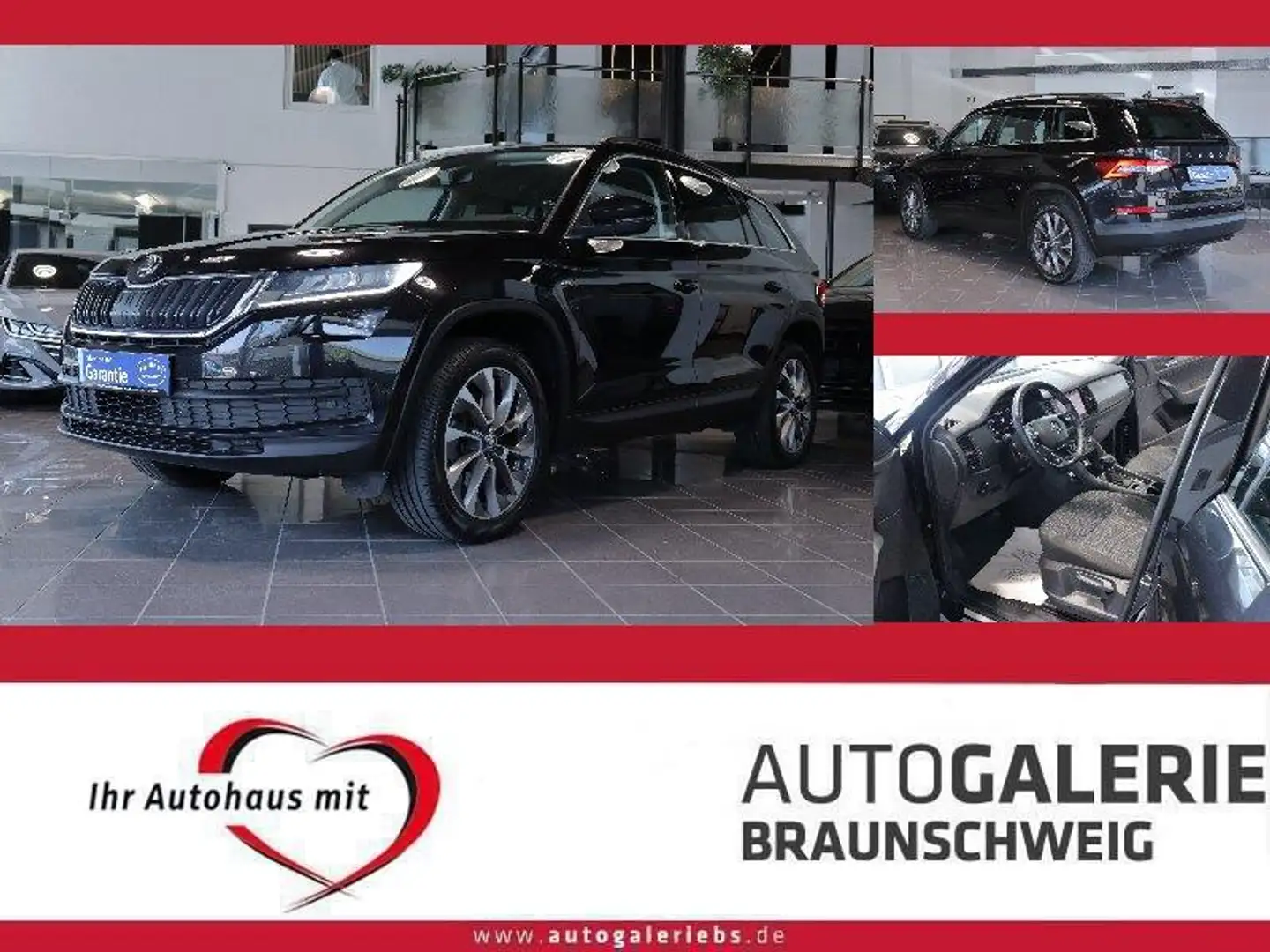 Skoda Kodiaq 2.0 TSI DSG Clever 4x4 7-SITZE *ACC*AHK* Schwarz - 1