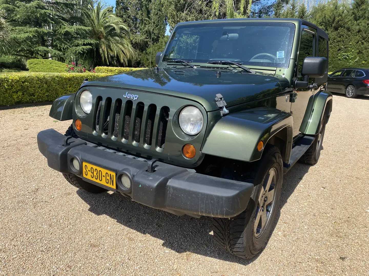 Jeep Wrangler 3.8 V6 High Sport Shara hard top Groen - 1
