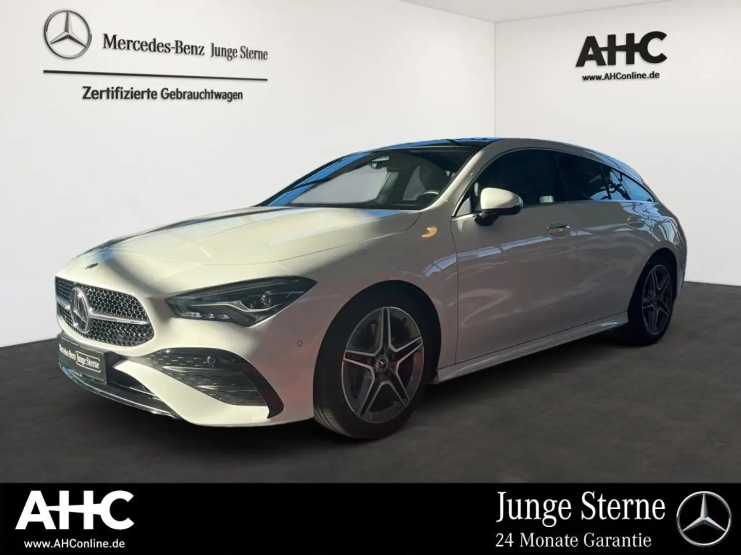 Mercedes-Benz CLA 200 SB AMG AHK Pano Totwi. LED SHZ Sport DAB Weiß - 1