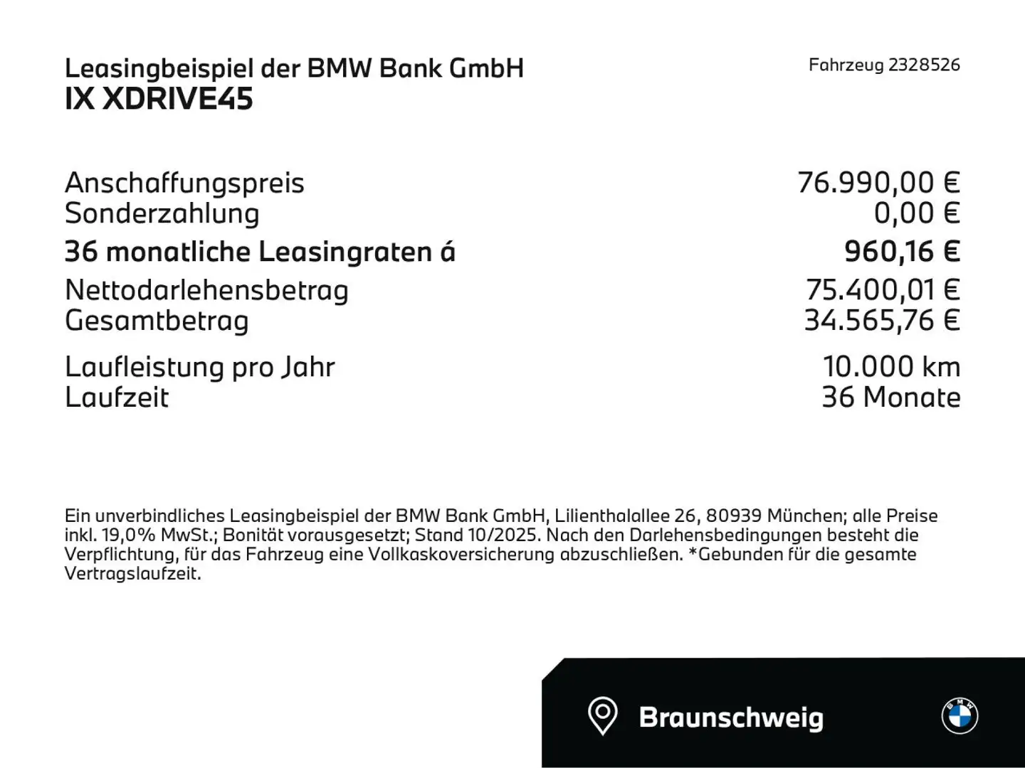 BMW iX XDRIVE45 Sportpaket Navi LED Klima PDC Schwarz - 2