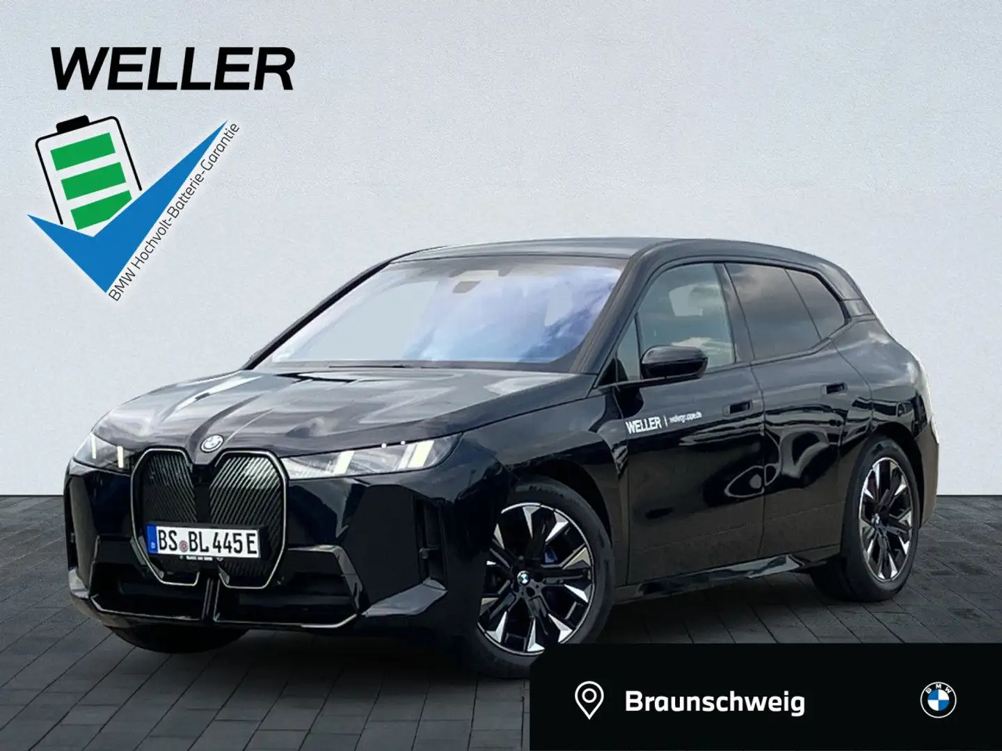 BMW iX XDRIVE45 Sportpaket Navi LED Klima PDC Schwarz - 1