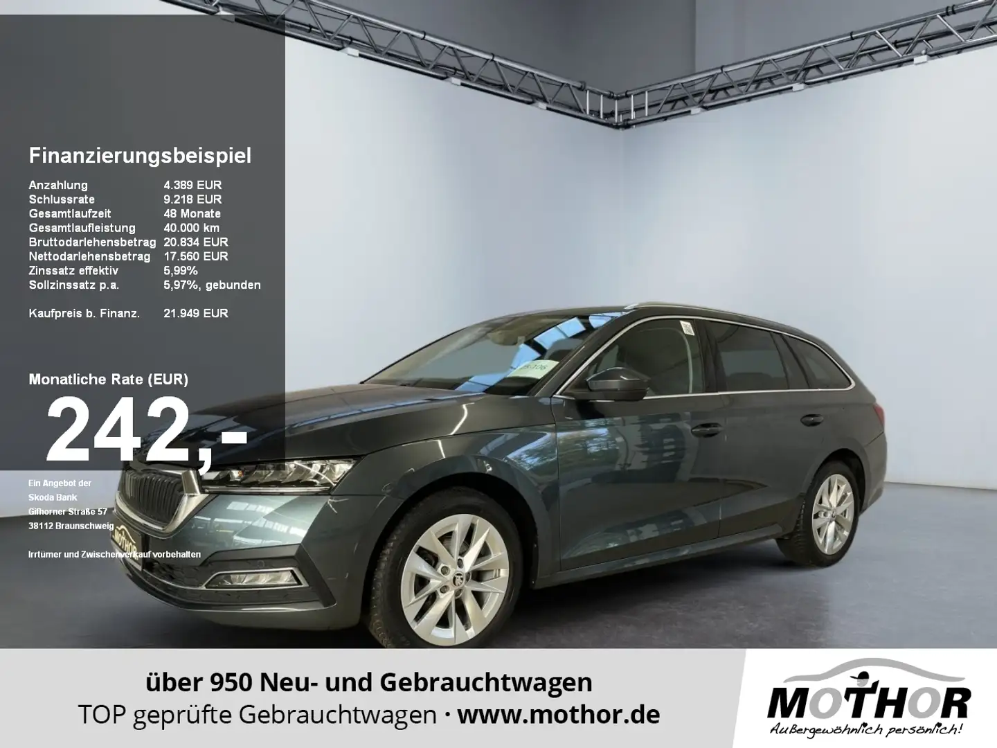 Skoda Octavia Combi First Edition 1.0 TSI Navi Kessy Grau - 1