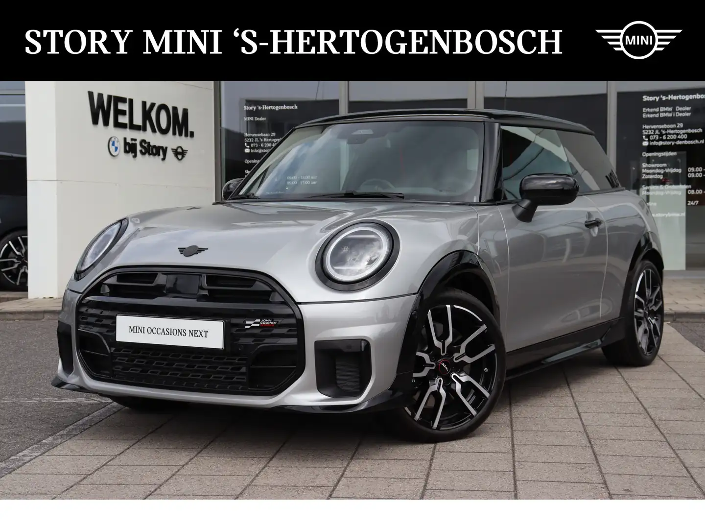 MINI Cooper S Hatchback Automaat / JCW / Pakket M / 18 inch JCW Argintiu - 1