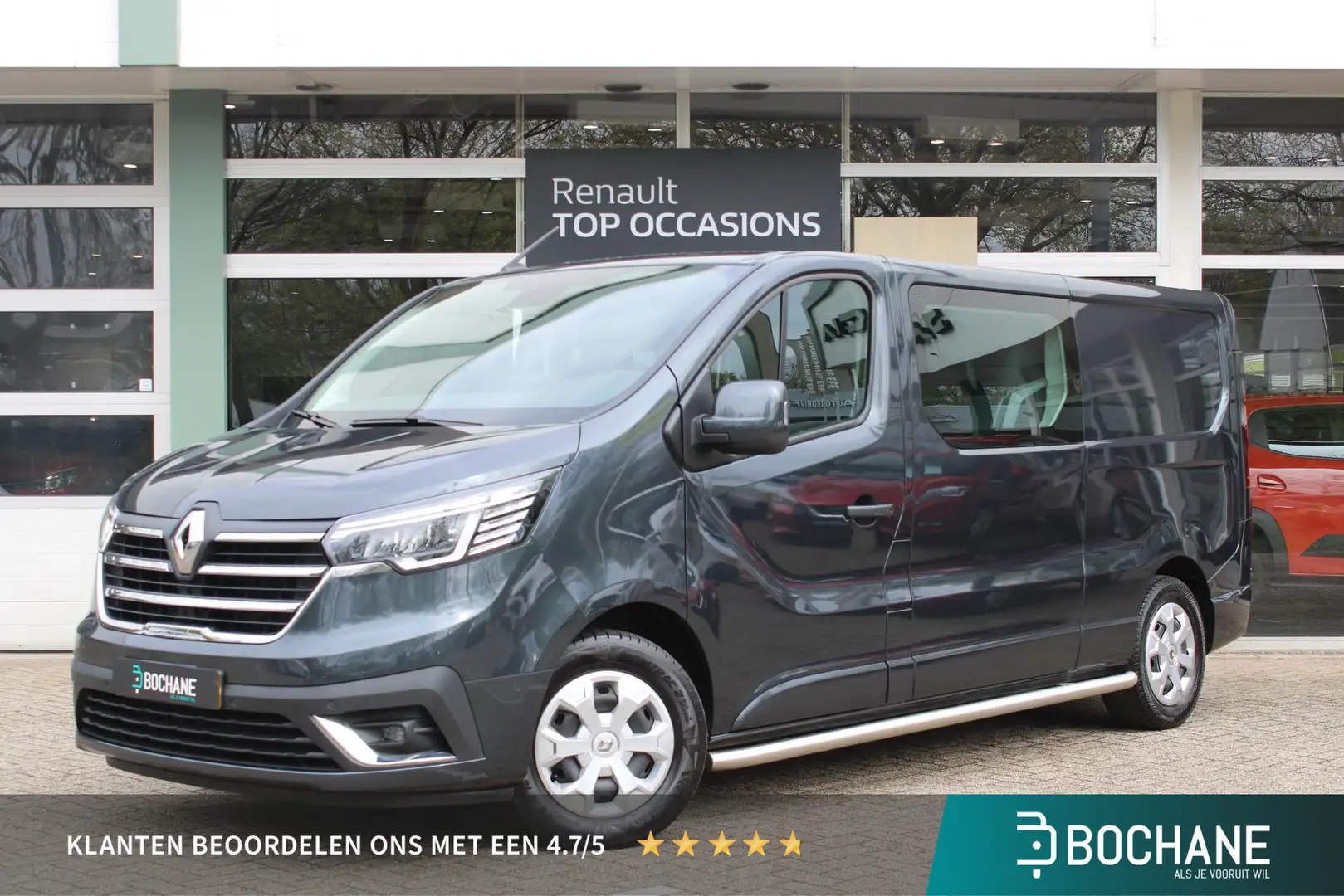 Renault Trafic 2.0 dCi 150 EDC T30 L2H1 Luxe DC | Navigatie | Cam Grijs - 1