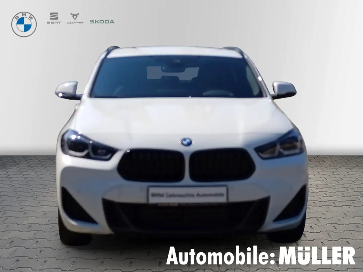 BMW X2 sDrive 18d M Sport +HUD+NAVI+KAMERA+LED+DAB+ Weiß - 2