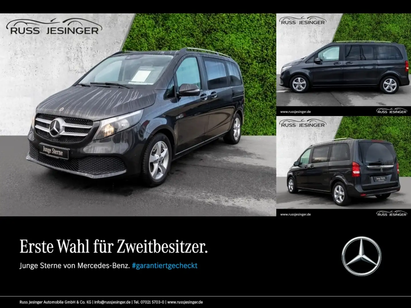 Mercedes-Benz V 220 d ED/K *Klima*Distronic*Navi*AHK2,5t*Kam* Grau - 1
