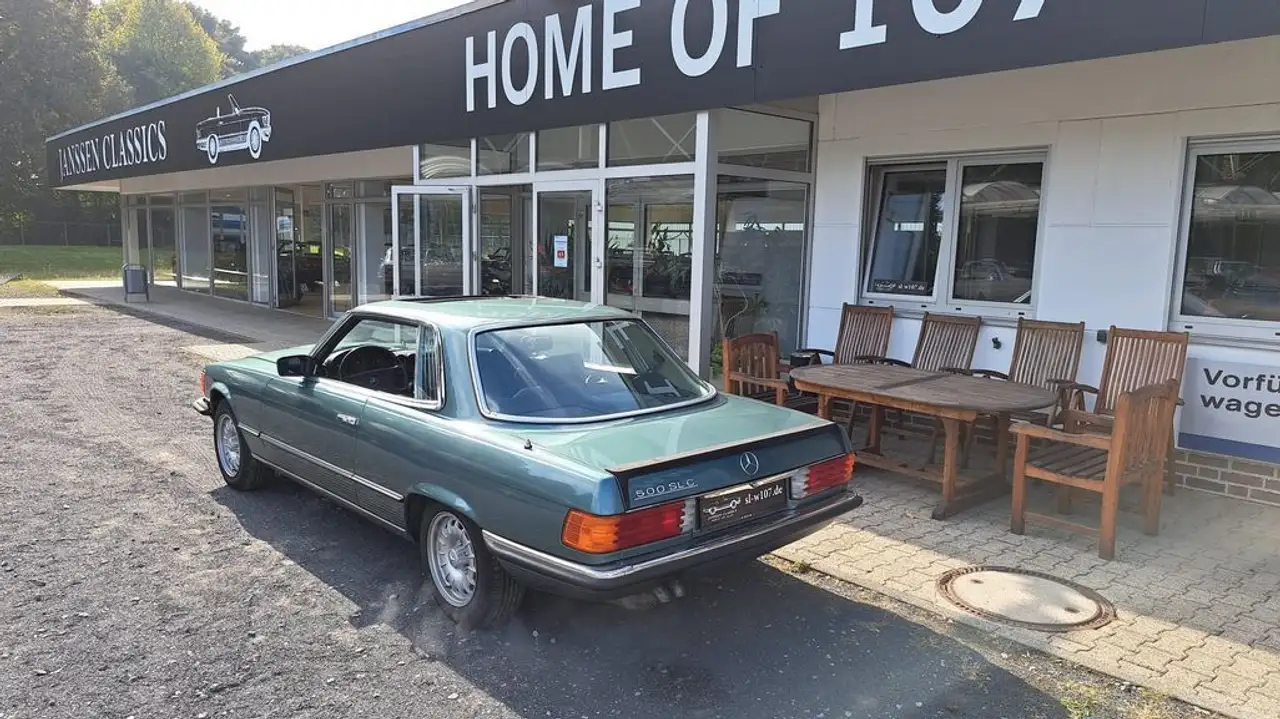 Mercedes-Benz 500 SLC Petrol/Leder Schwarz/ Vollrestauriert, foto 2