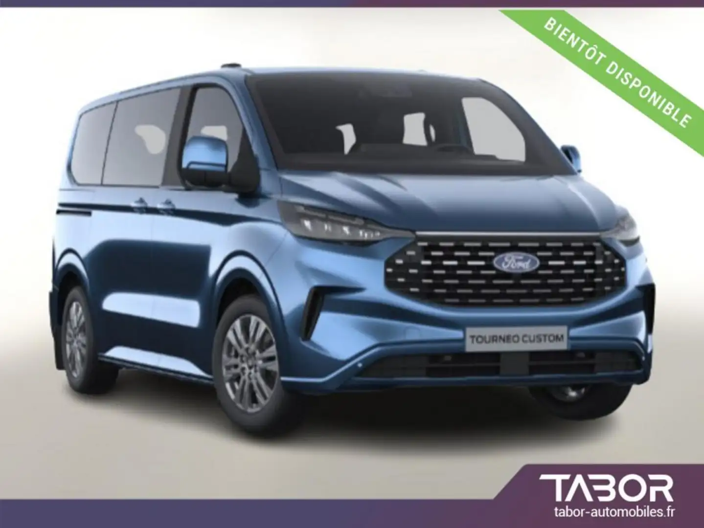 Ford Tourneo Custom Custom 2.0 TDCi 136 Aut Tit 320 L1 Bleu - 1