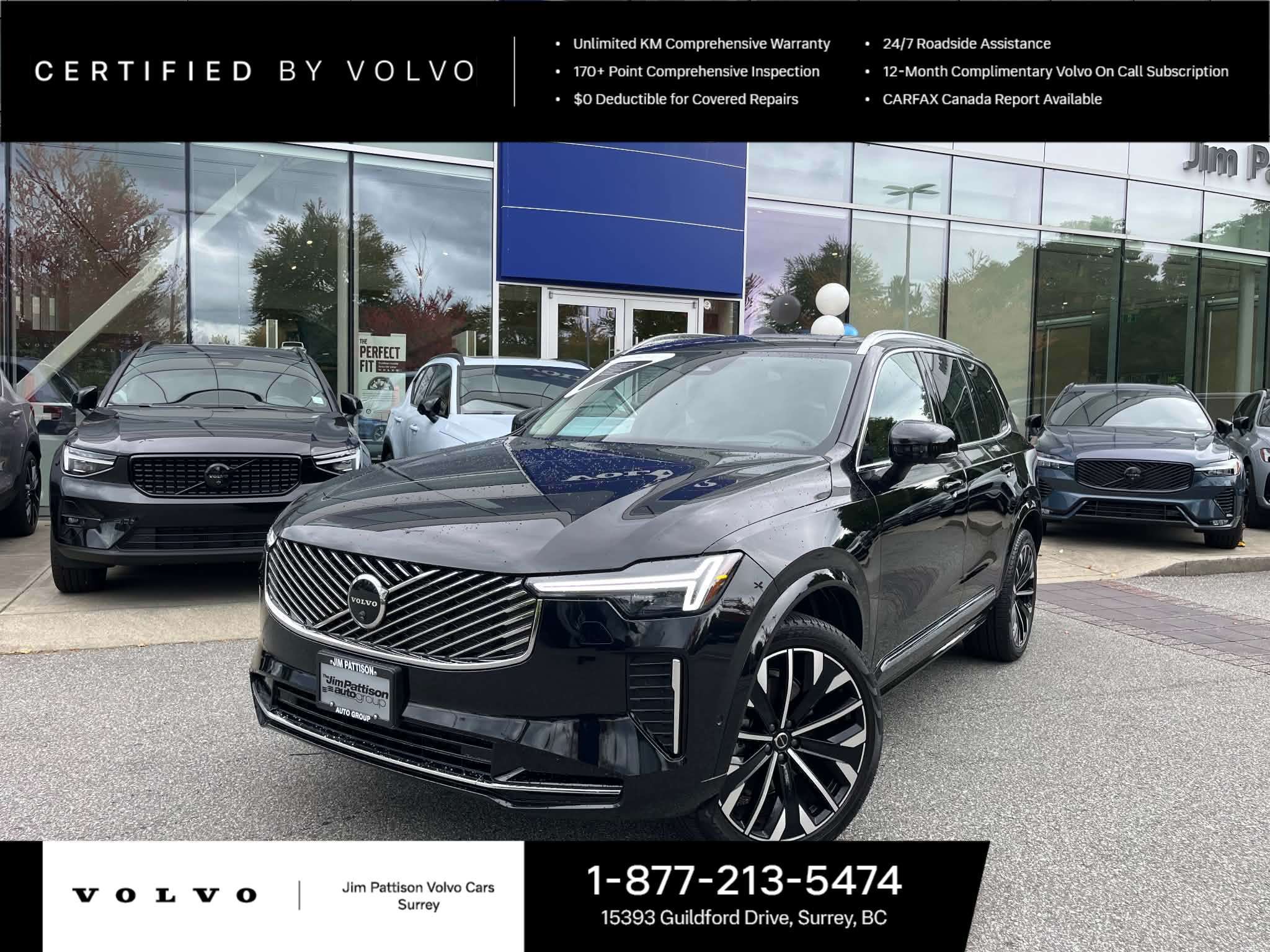 Black 2025 Volvo XC90 SUV / Crossover All-Wheel Drive Automatic