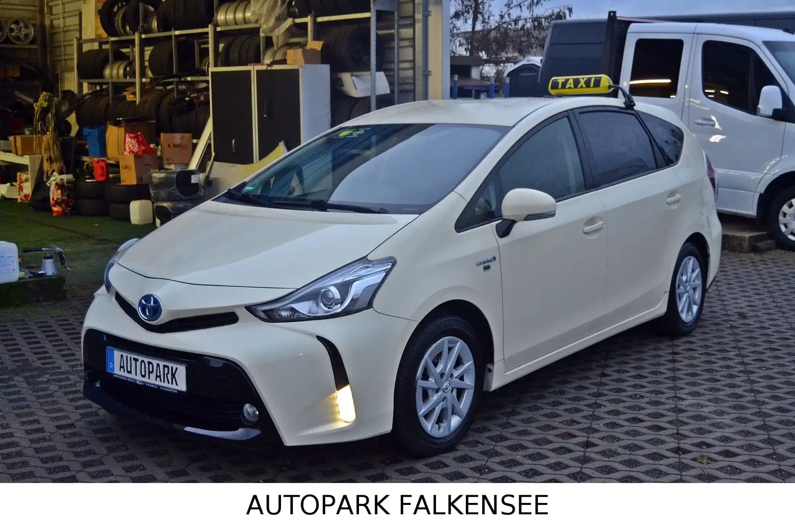 Toyota Prius+ Prius + Comfort Taxipaket komplett beige folier Blanco - 1
