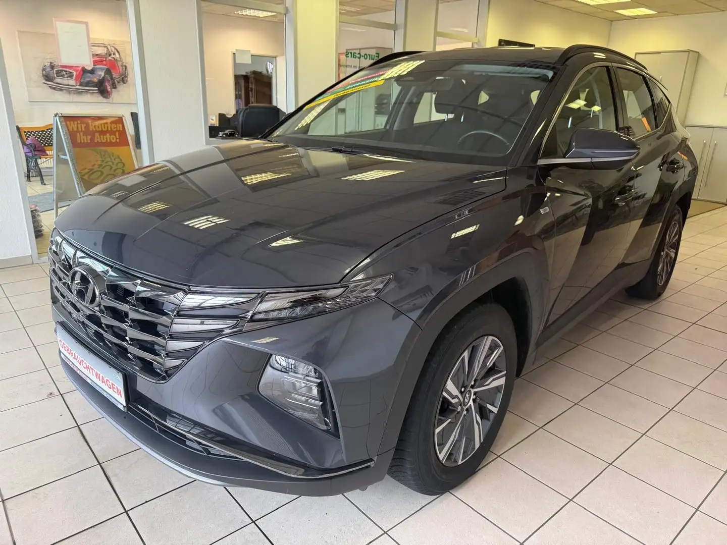 Hyundai TUCSON Select Mild-Hybrid 4WD / AHK / LED / NAVI Grau - 1