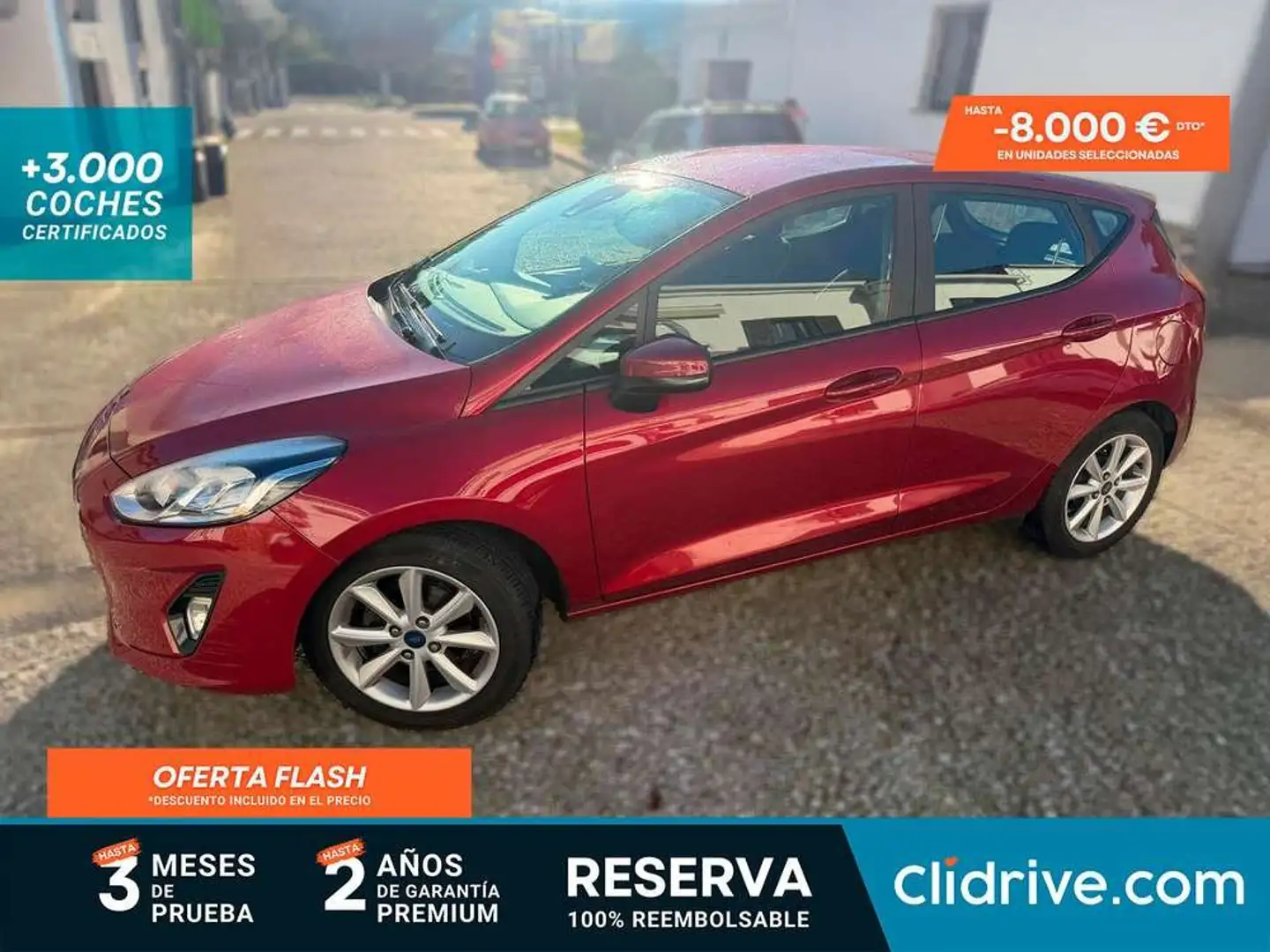 Ford Fiesta 1.0 EcoBoost S/S Trend 95 Rouge - 1