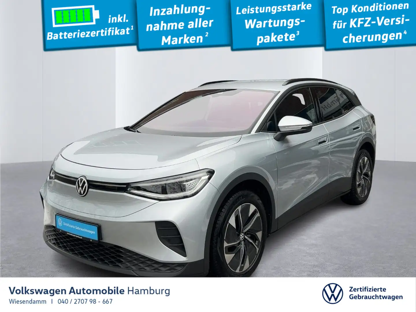 Volkswagen ID.4 Pure Performance LED Navi AppConnect Silber - 1