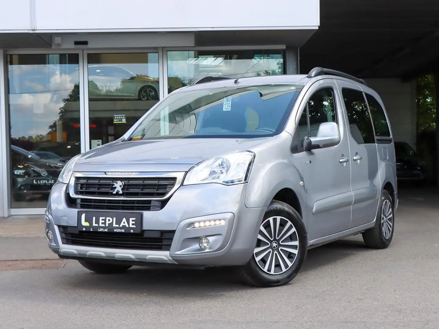 Peugeot Partner STYLE 1.6D AIRCO|SENS A.|CRUISE CONTROL|GARANTIE Argent - 1