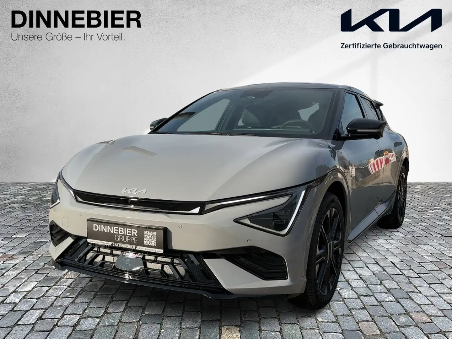 Kia EV6 GT-Line 84kWh RWD Glasdach+LED+360°Kamera Gris - 2