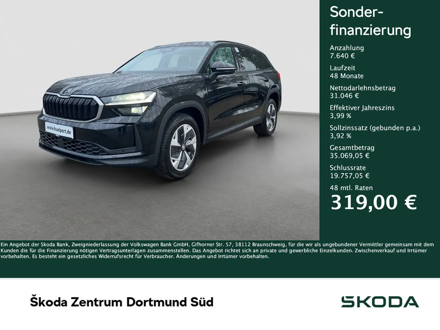 Skoda Kodiaq 1.5 eTSI SELECTION CAM LM18 E-KLAPPE NAVI Noir - 1