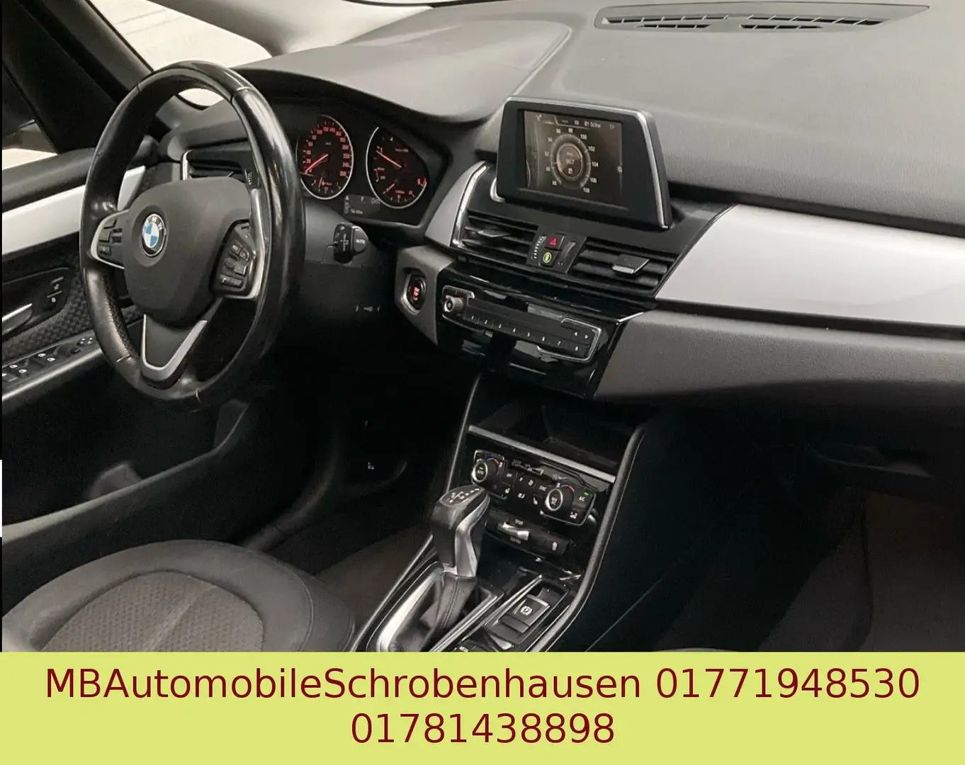 BMW 218 Active Tourer 218 d AUTOMATIK PANORAMA AHK Schwarz - 2