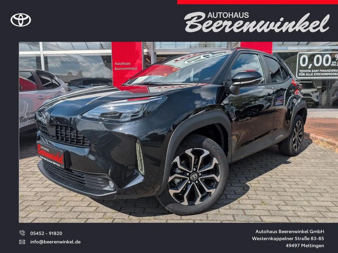 Toyota Yaris Cross Teamplayer 1,5-l-VVT-iE Hybrid 1,99% Zwart - 1
