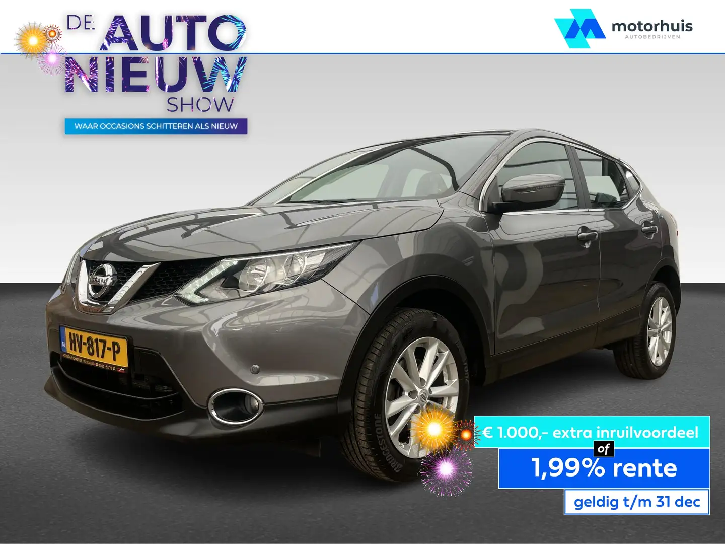 Nissan Qashqai 1.2 115pk DIG-T Acenta AUTOMAAT / TREKHAAK Gris - 1