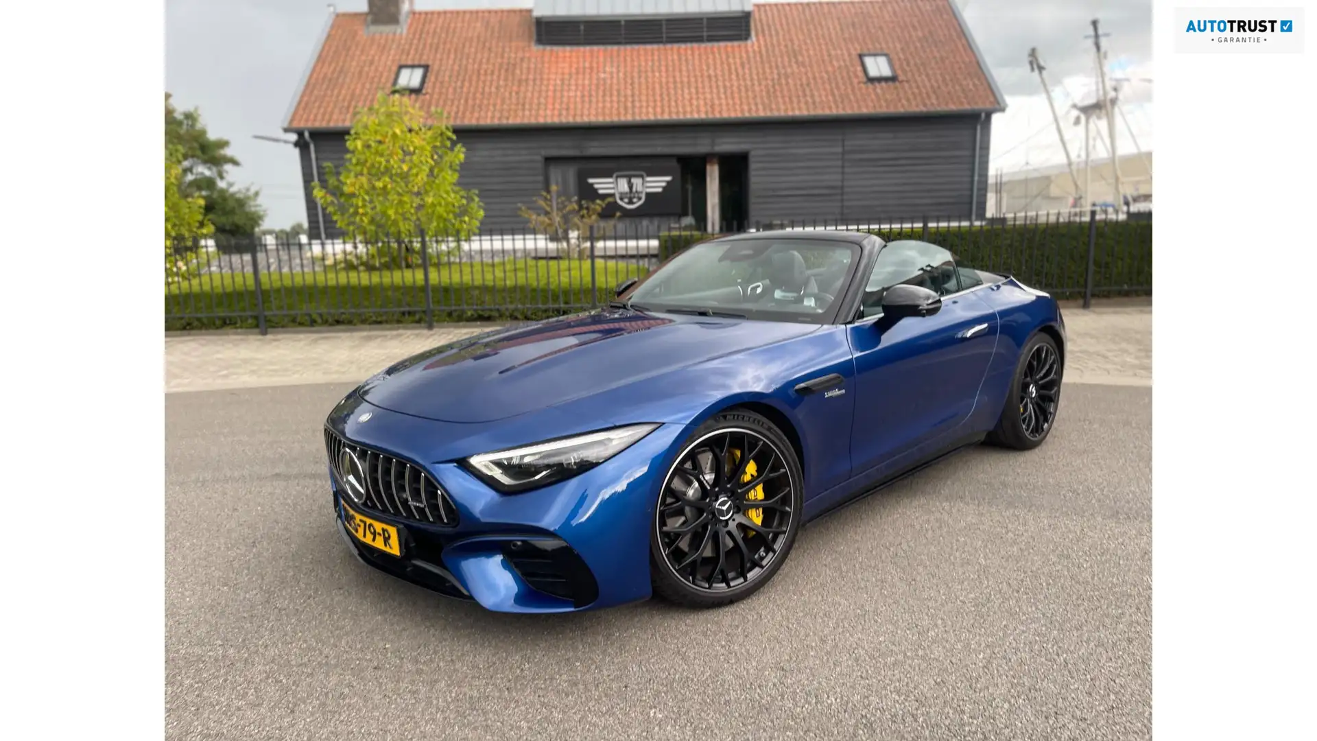 Mercedes-Benz SL Roadster AMG 43 V-8-Styling *Night-Pakket*Burmester Carbon Head Azul - 1