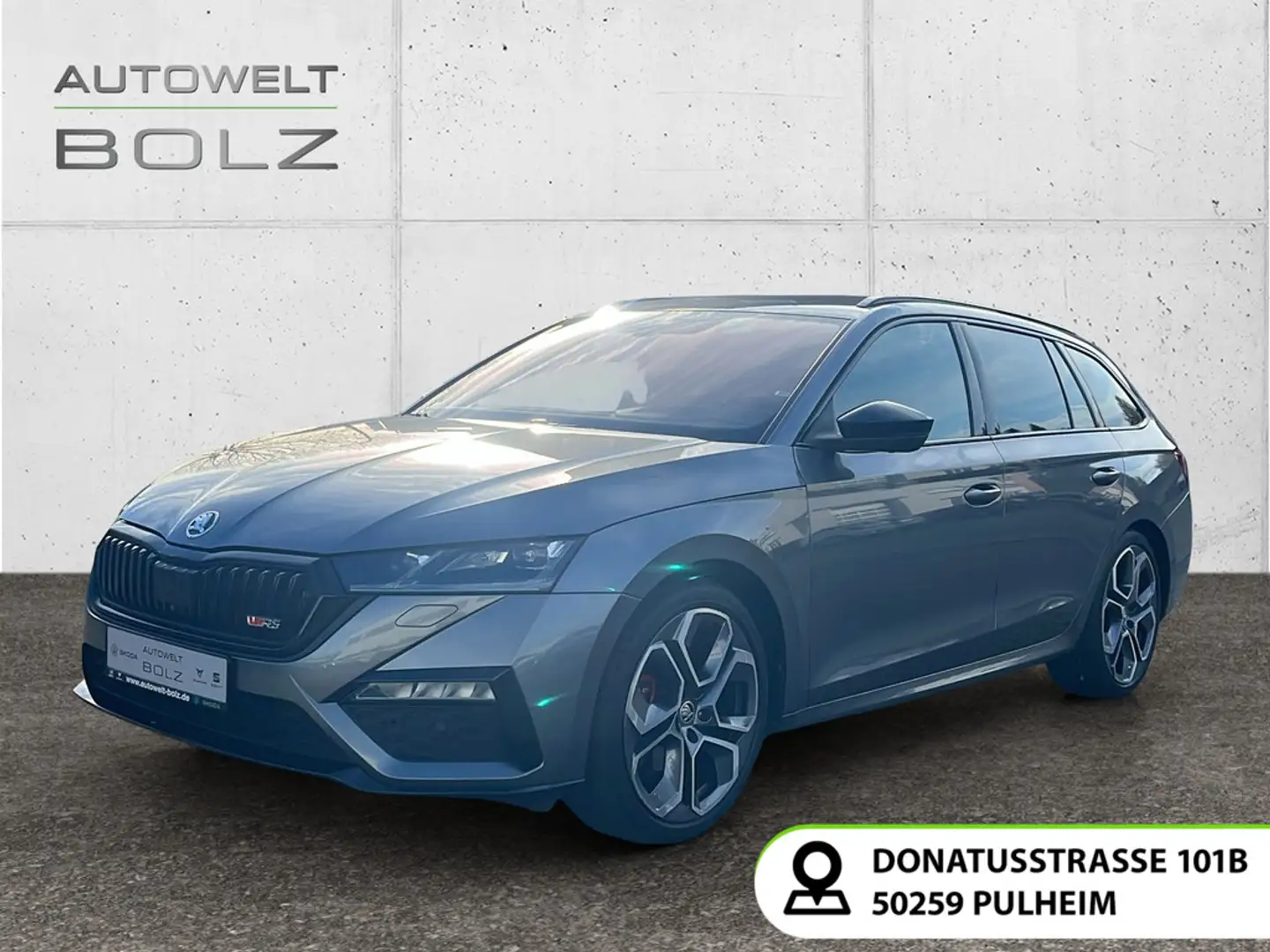 Skoda Octavia Combi RS Plus 4x4 2.0 TDI HUD Navi 360Ka Grau - 1