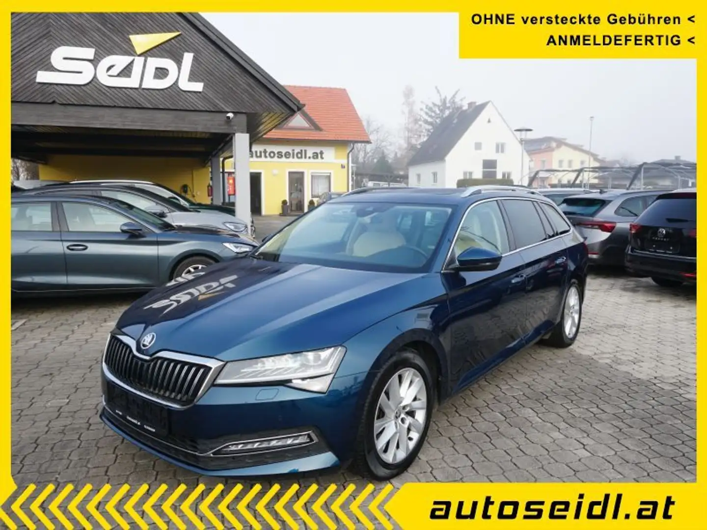 Skoda Superb Kombi 2,0 TDI Style DSG *KAMERA+LED+PANORAMADACH* Albastru - 1