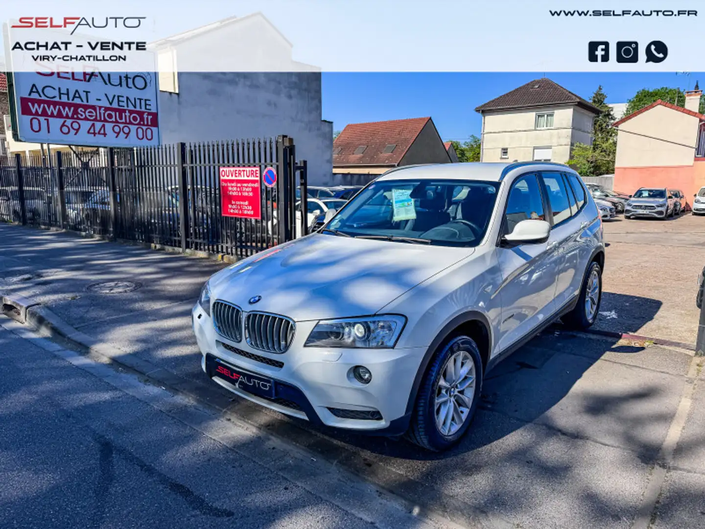 BMW X3 (F25) XDRIVE28I 258CH LUXE Biały - 1