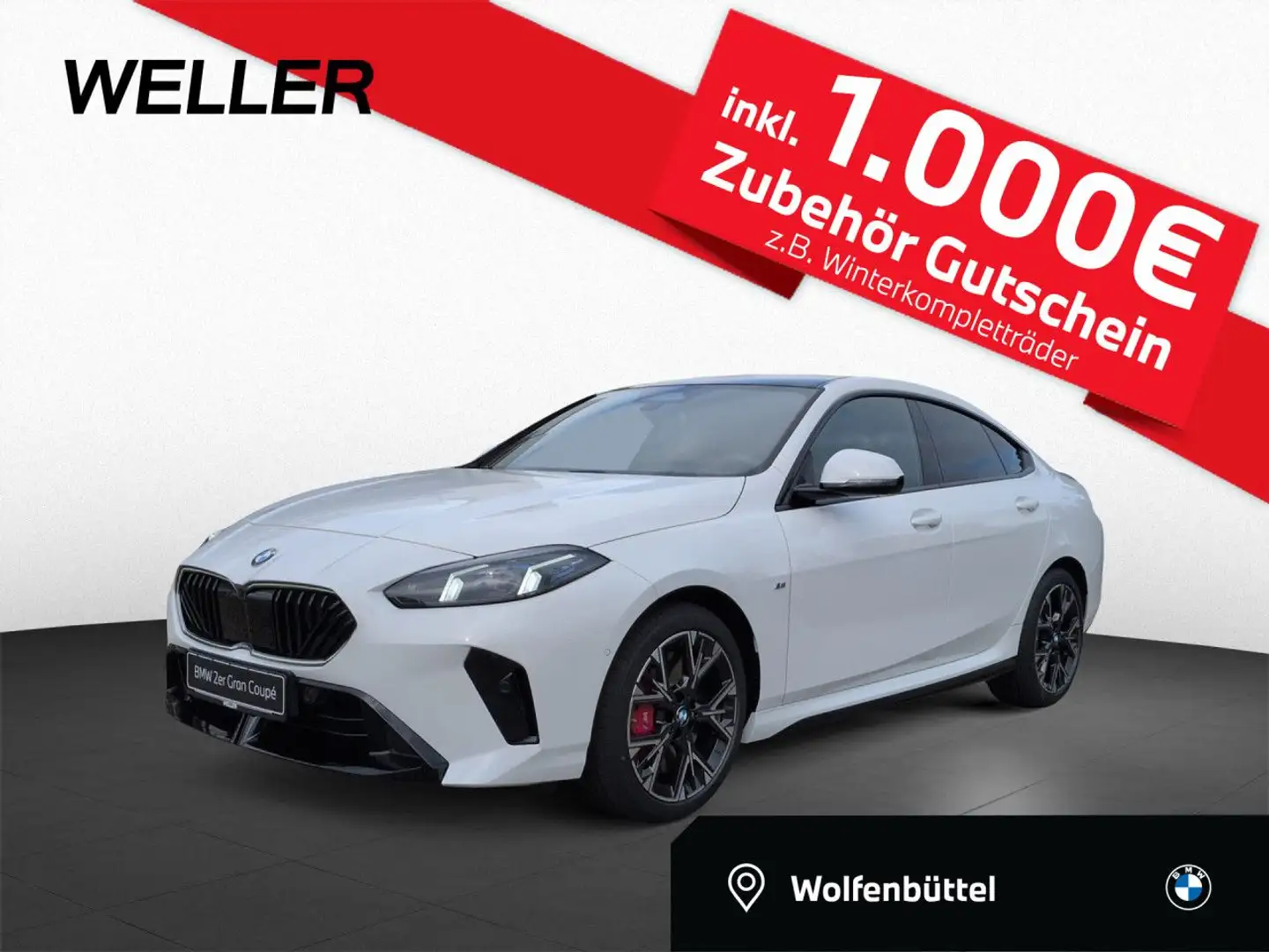 BMW 220 Gran Coupé M Sport Pro PA+ DA+ H/K Sportpaket Blanc - 1