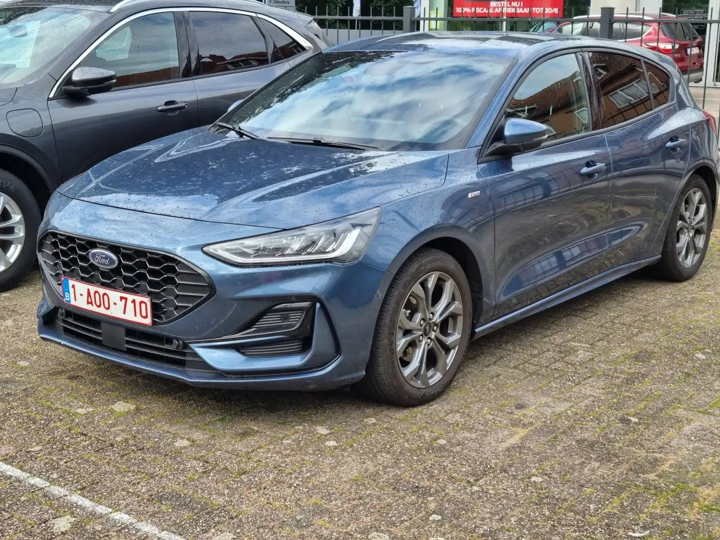 Ford Focus EcoBoost mHEV ST-Line X Blauw - 1
