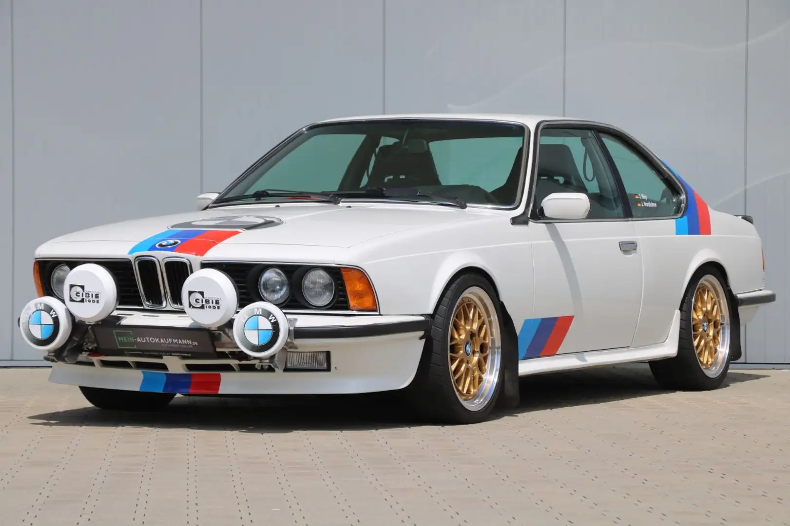 BMW 635 CSI *Schalter*ohne KAT*DTM-Look*2.Hd*orig.KM Weiß - 1