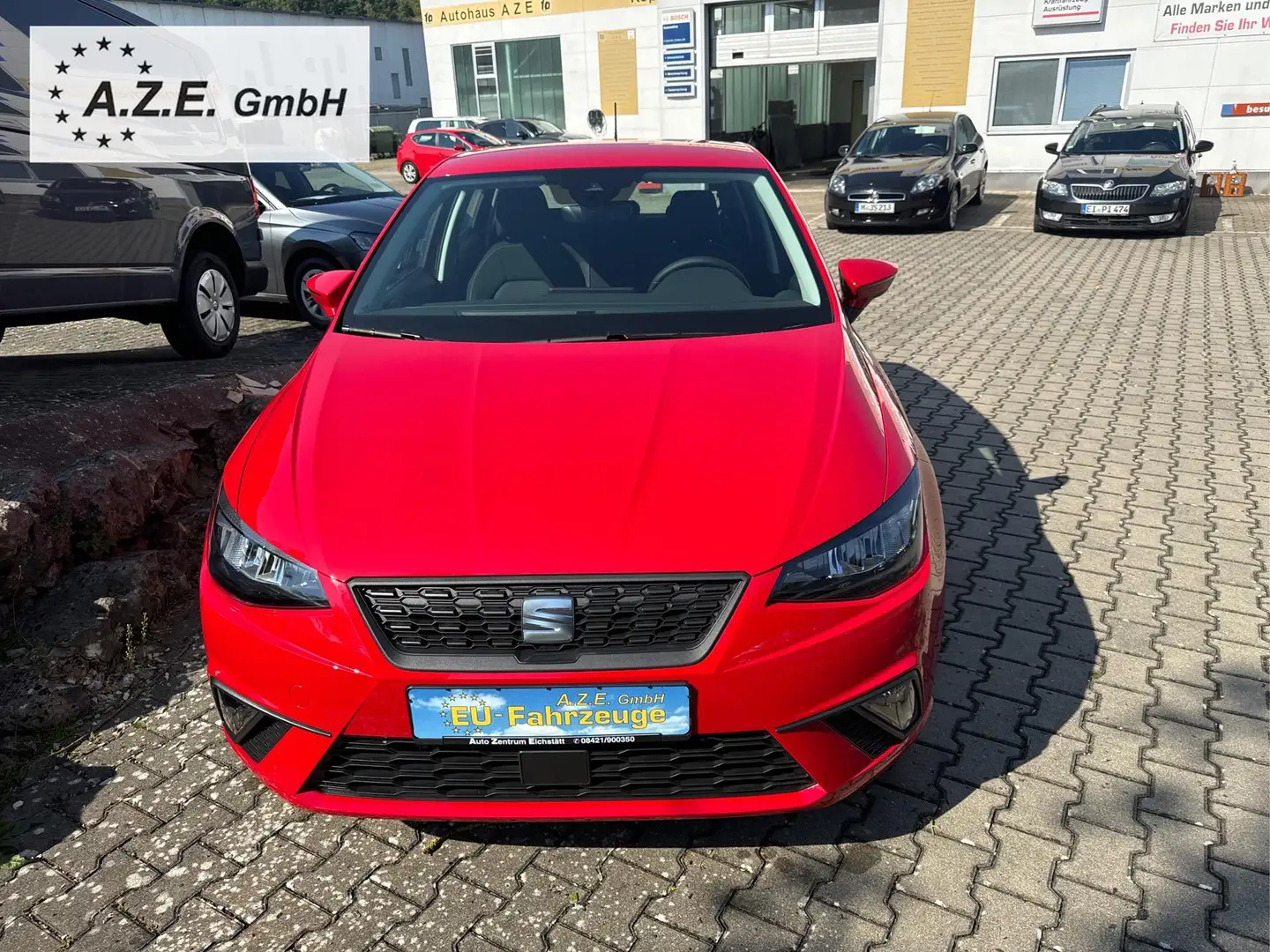 SEAT Ibiza 1.0 TSI Style *PDC*LED*GRA*MFL*SH*ALU*5J.Gar.* ... Rood - 2