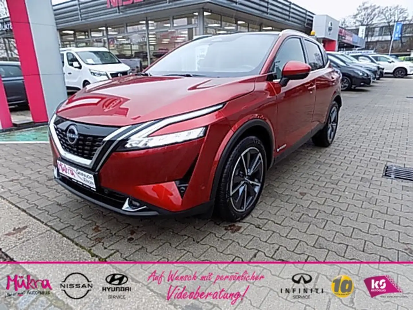 Nissan Qashqai Tekna 1.5 VC-T e-POWER 190PS Design Paket Tekna Rot - 1