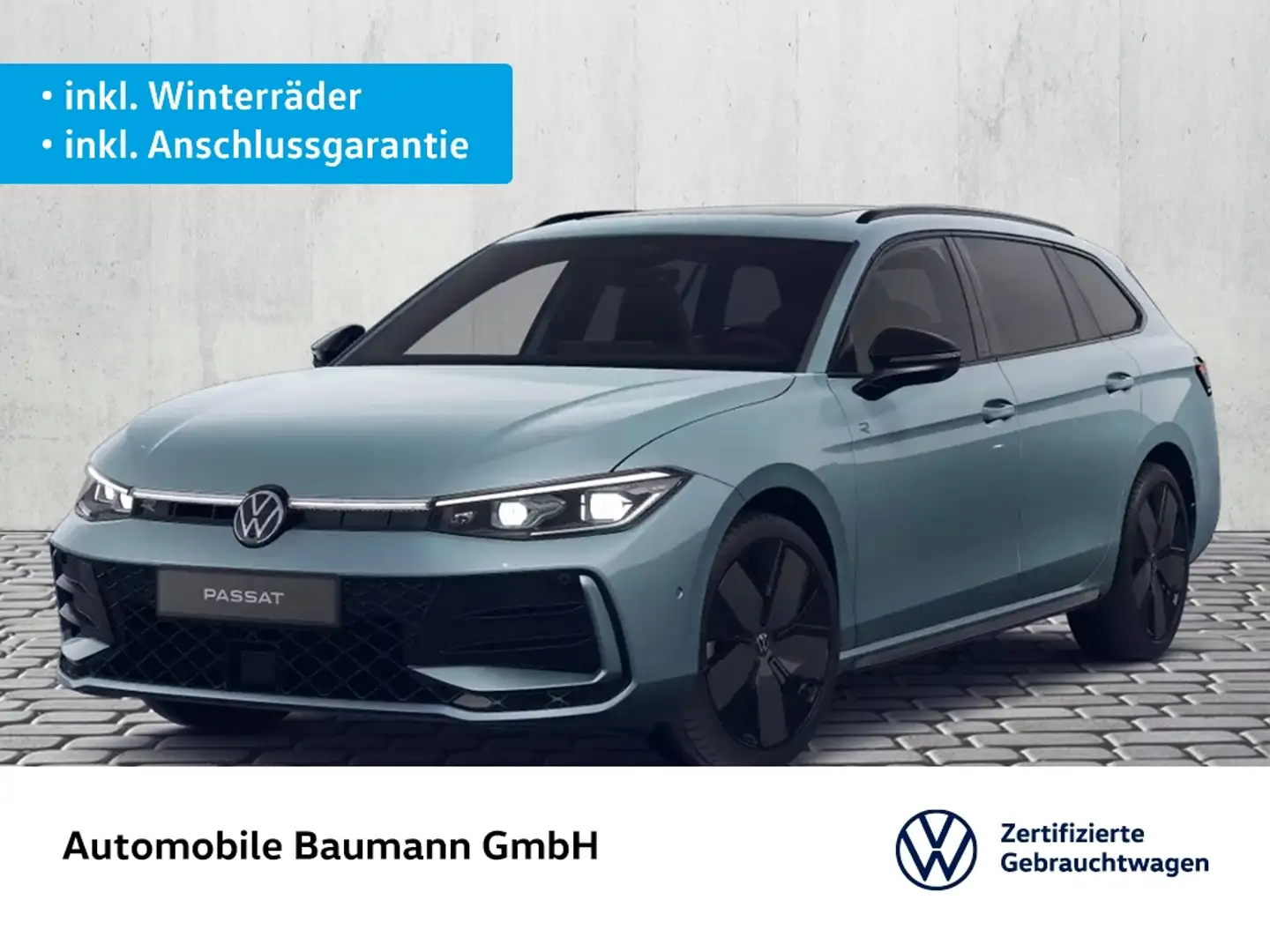 Volkswagen Passat Variant 2.0 TDI R-LINE *AHK*STDHZG*H&K* Grün - 1