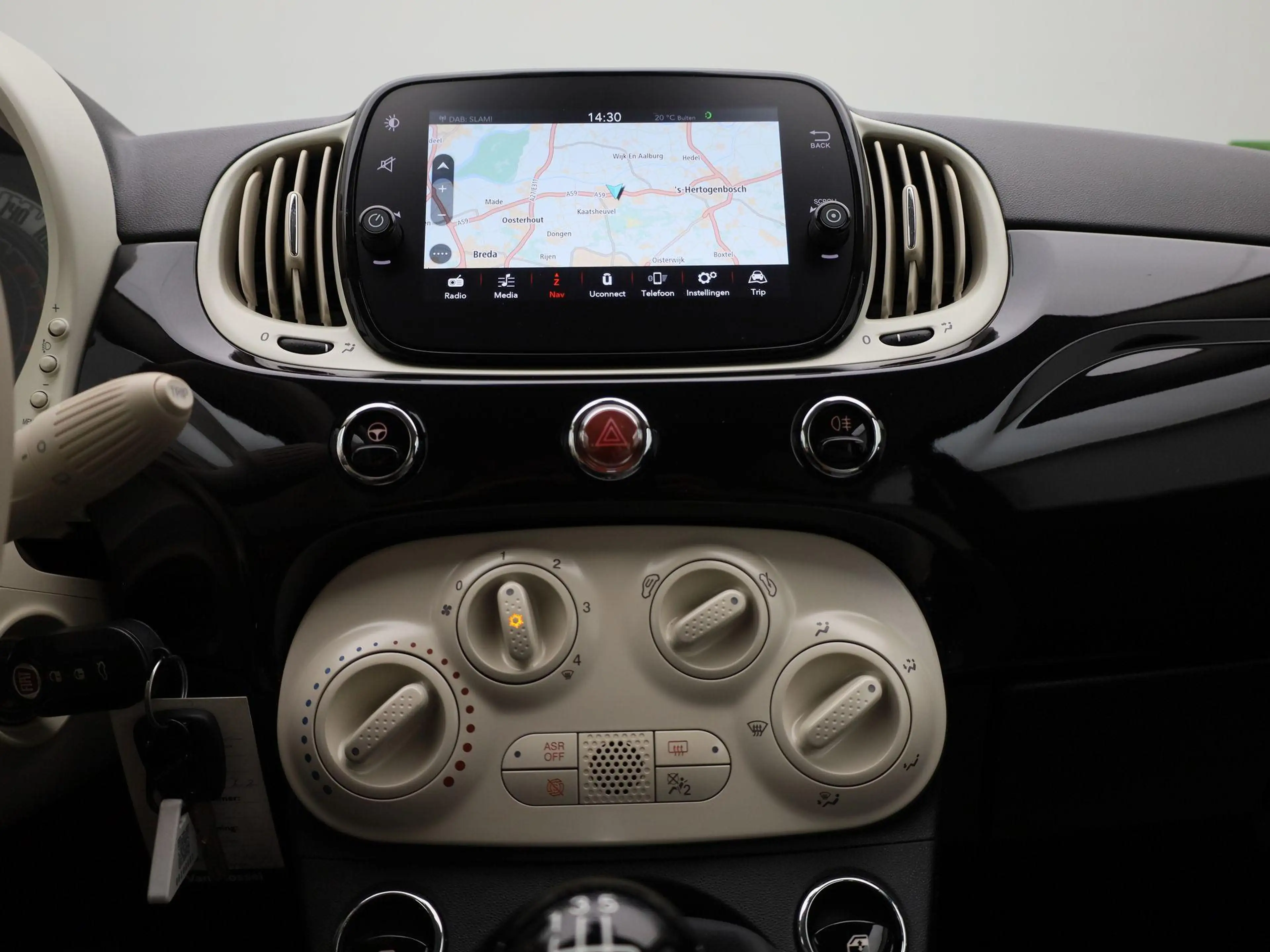 Fiat 500 1.0 Hybrid Lounge Airco | Navigatie | LM velgen | — photo 9