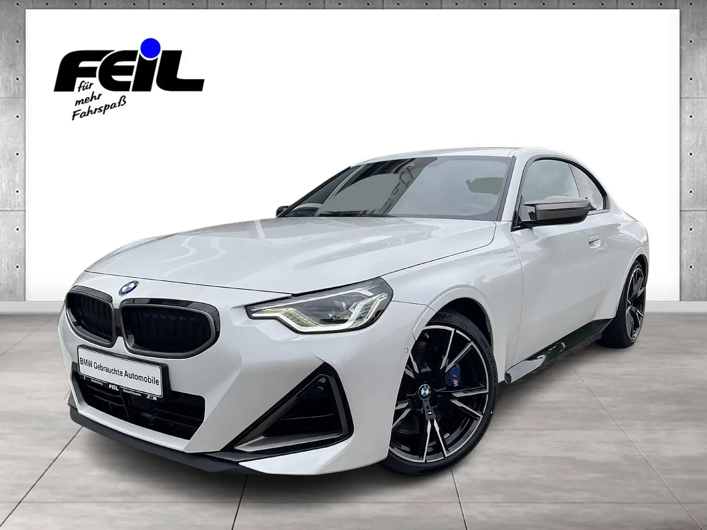 BMW 240 M240i Coupe HiFi DAB LED GSD RFK Komfortzg. Shz Blanc - 1