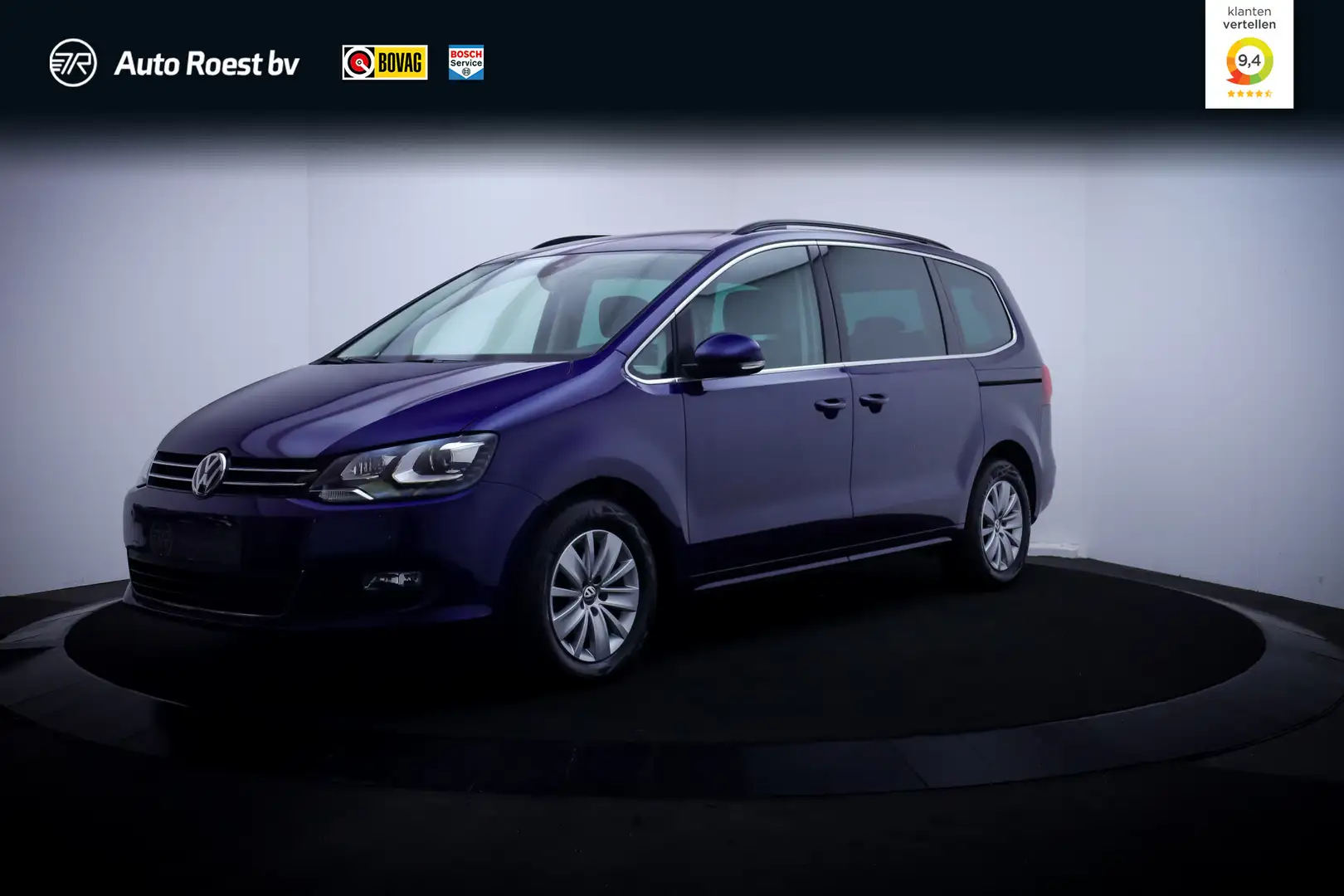 Volkswagen Sharan 1.4TSI 7Pers Exclusive Series XENON/CAMERA/CARPLAY Blauw - 1