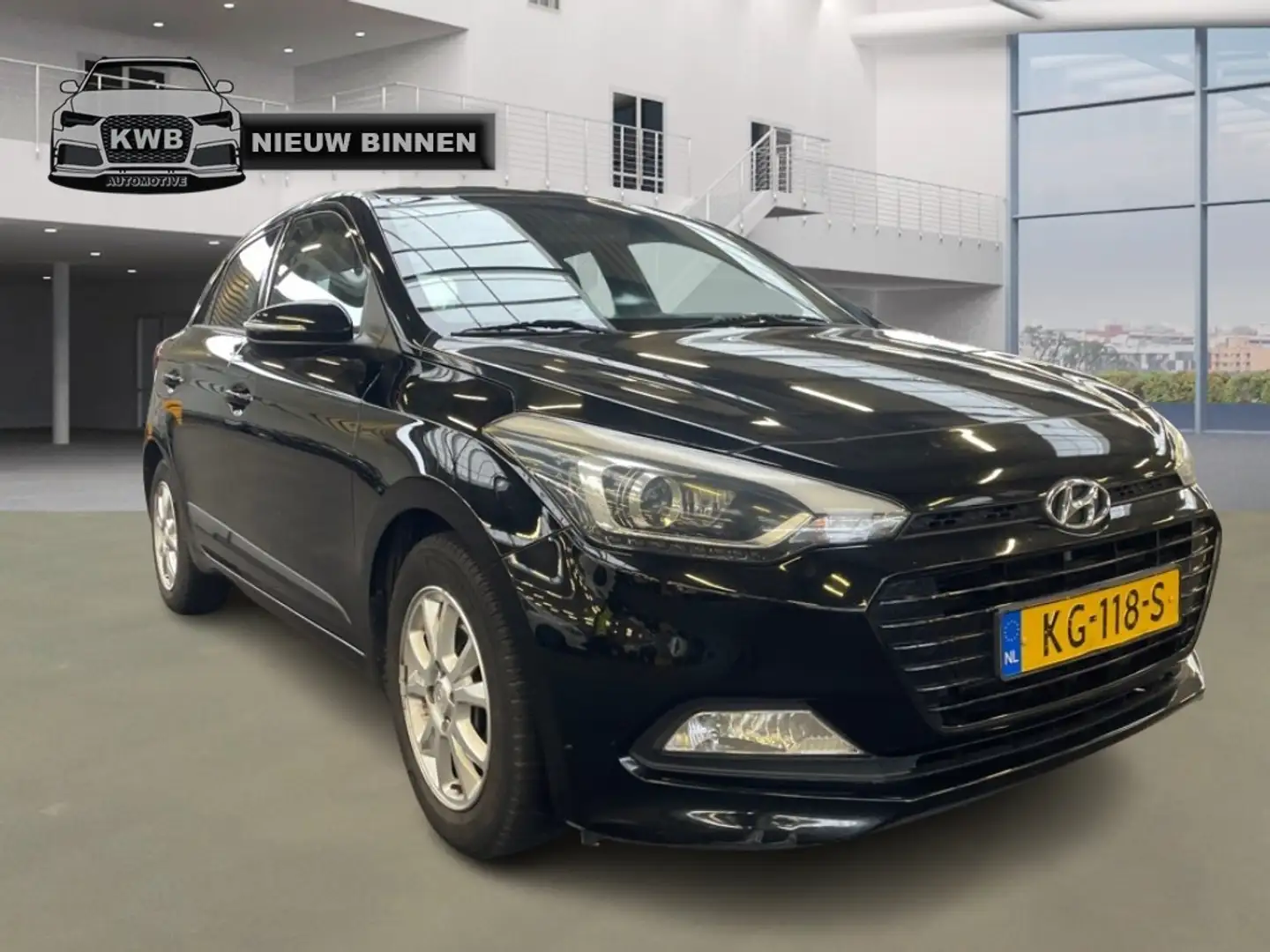 Hyundai i20 1.0 T-GDI Go! 2016 Vol optie's NAP Zwart - 1