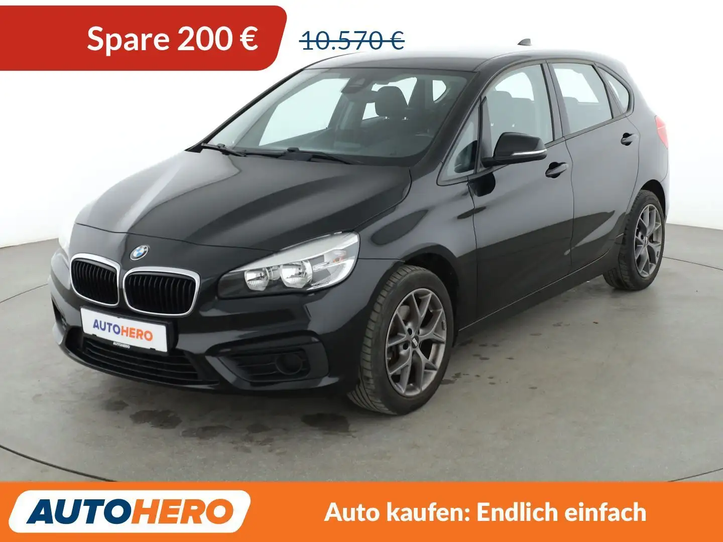 BMW 218 218i Active Tourer Basis *PDC*SHZ*KLIMA*GARANTIE* Schwarz - 1