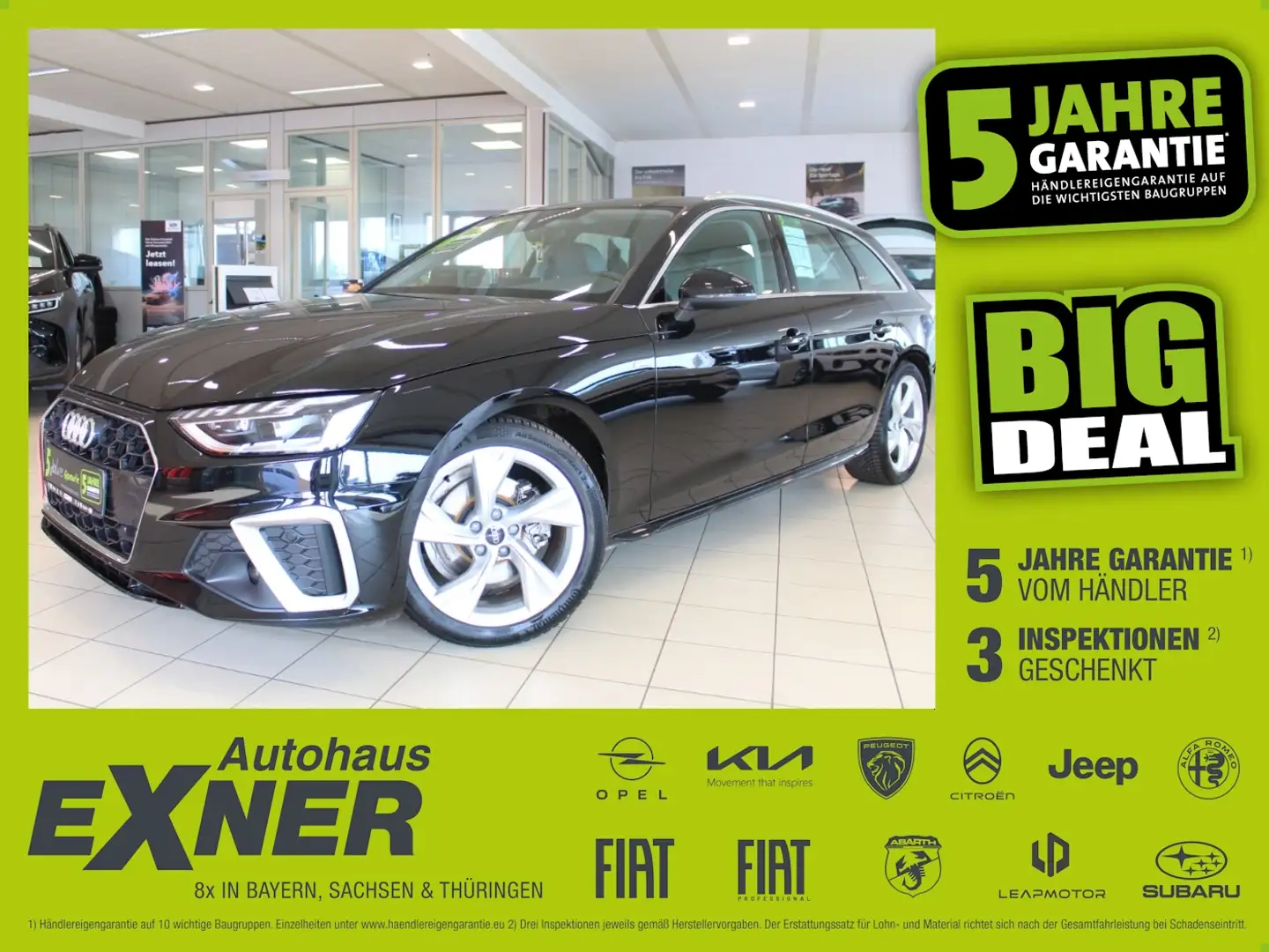 Audi A4 Avant S LINE 35 2.0 TFSI ACC+LED+Navi+SHZ+LM Noir - 1