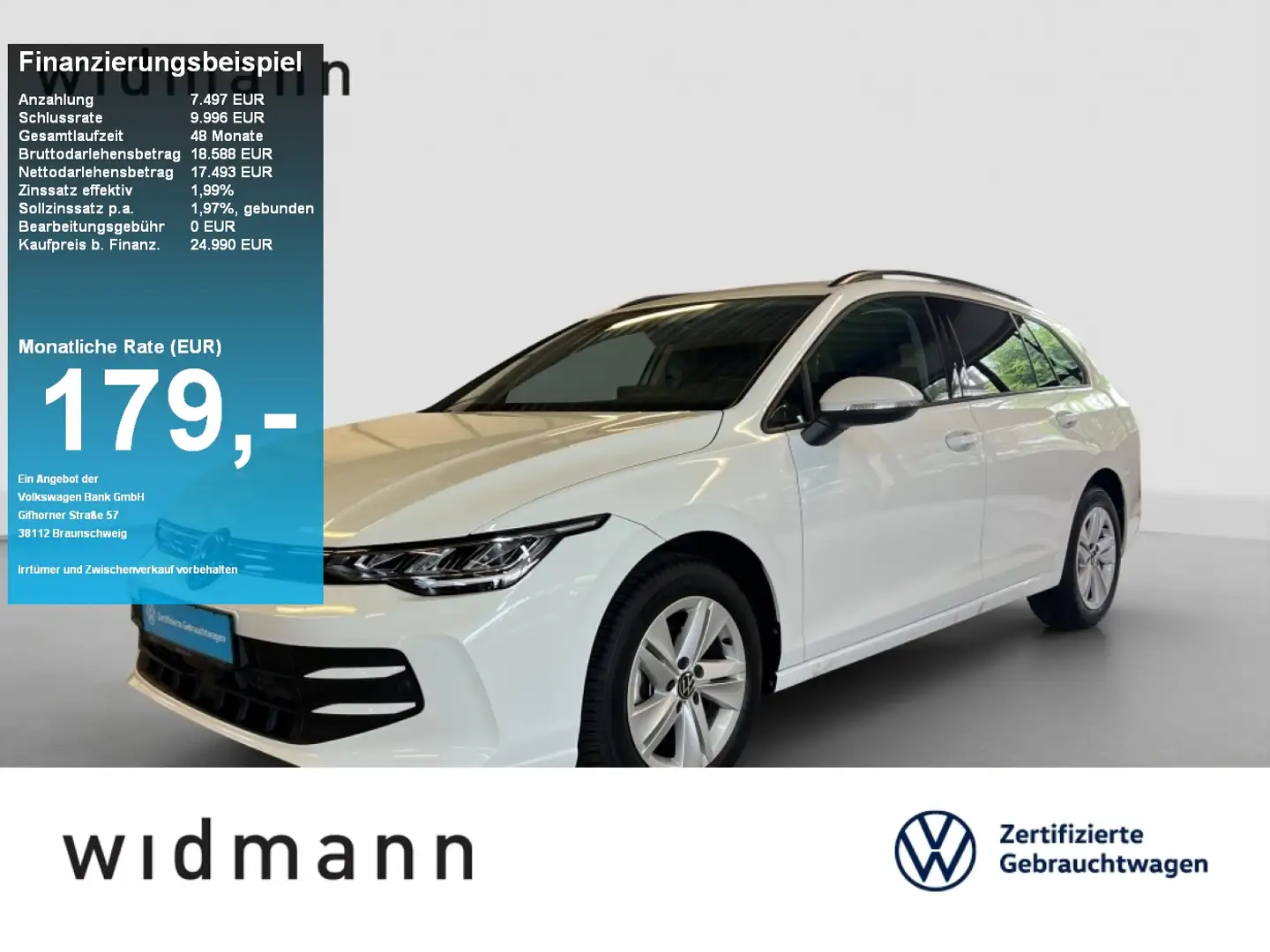 Volkswagen Golf Variant Life 1.5 TSI 116 PS ACC Kamera Weiß - 1
