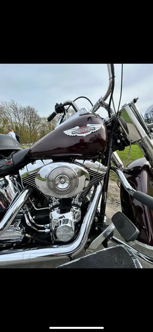 Harley-Davidson Heritage Softail de luxx Rood - 2