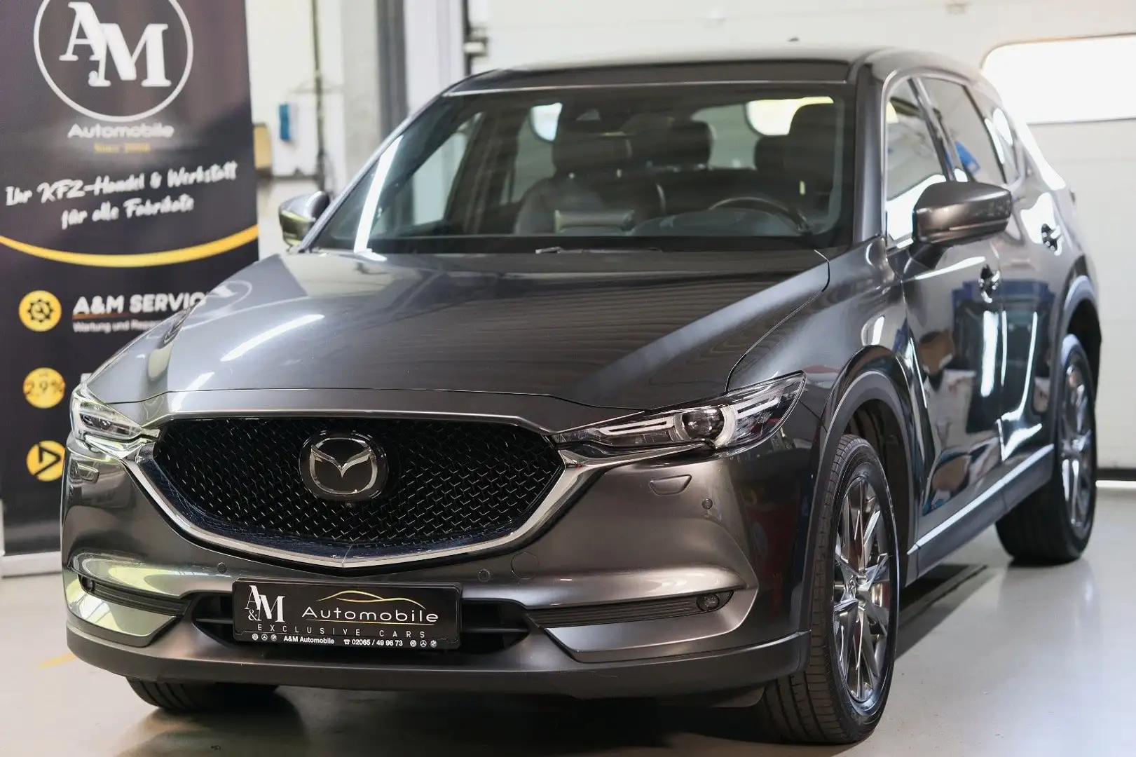 Mazda CX-5 *SPORTS LINE*AWD*MATRIX*360 KAMERA*LEDER* Szürke - 1