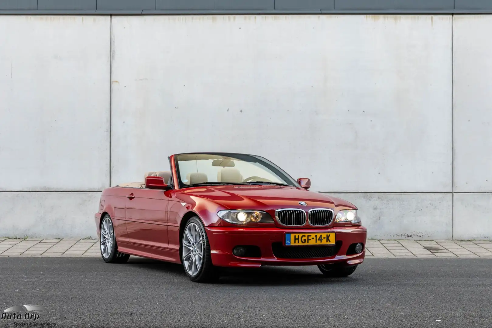 BMW 325 3-serie Cabrio 325Ci M-sport Rood - 1
